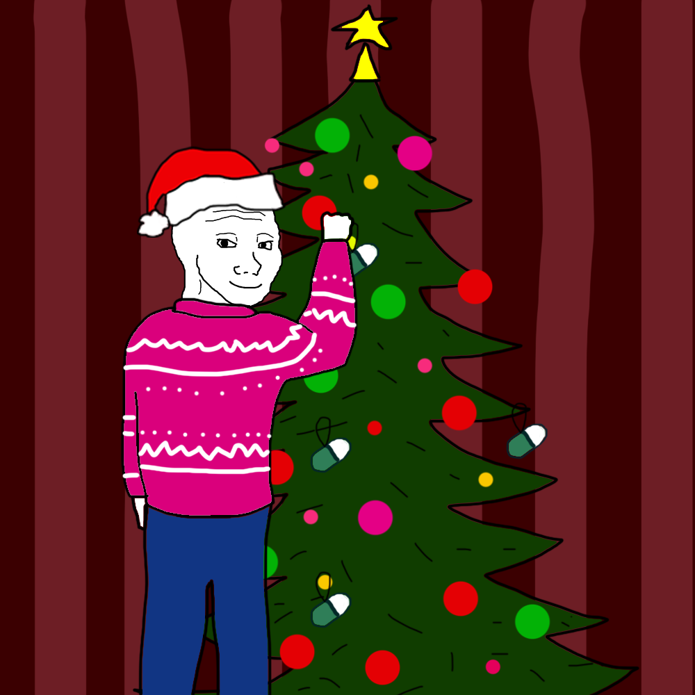 Wojakmas with Christmas Tree